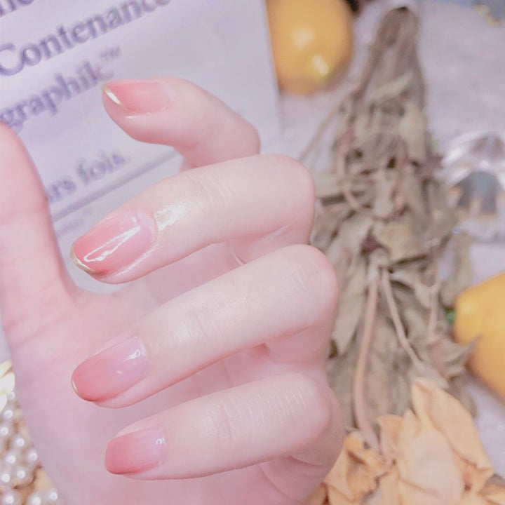 Elegant Glittering Press-On Nails