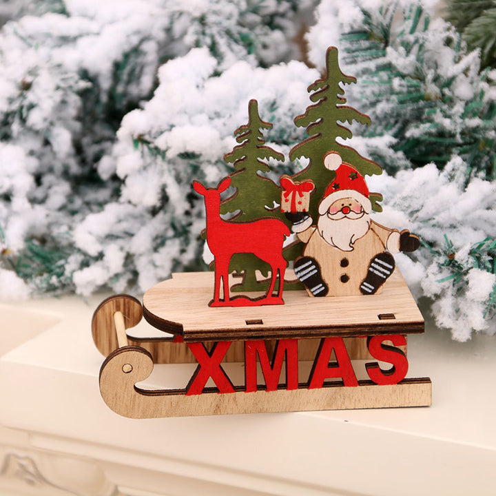 Decorative Santa Sleigh Figurine Kalsten
