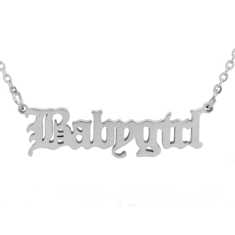 Customized Nameplate Necklace Kalsten