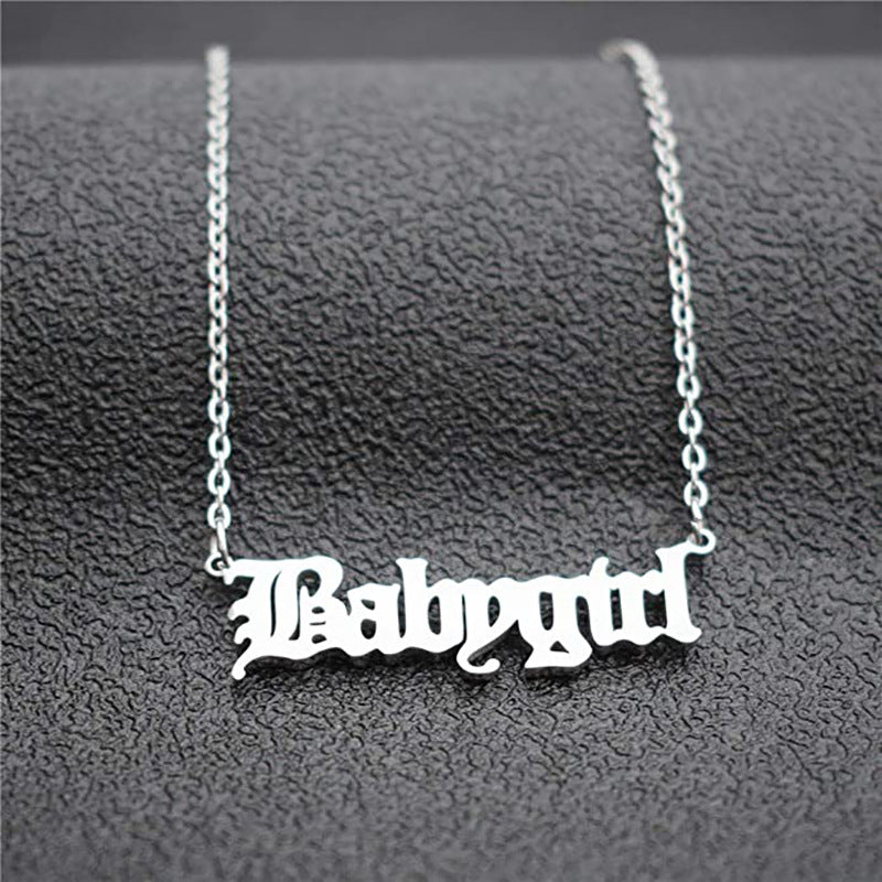 Customized Nameplate Necklace Kalsten
