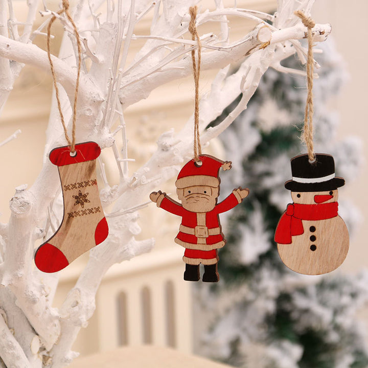 Wooden Snowman Ornament Kalsten