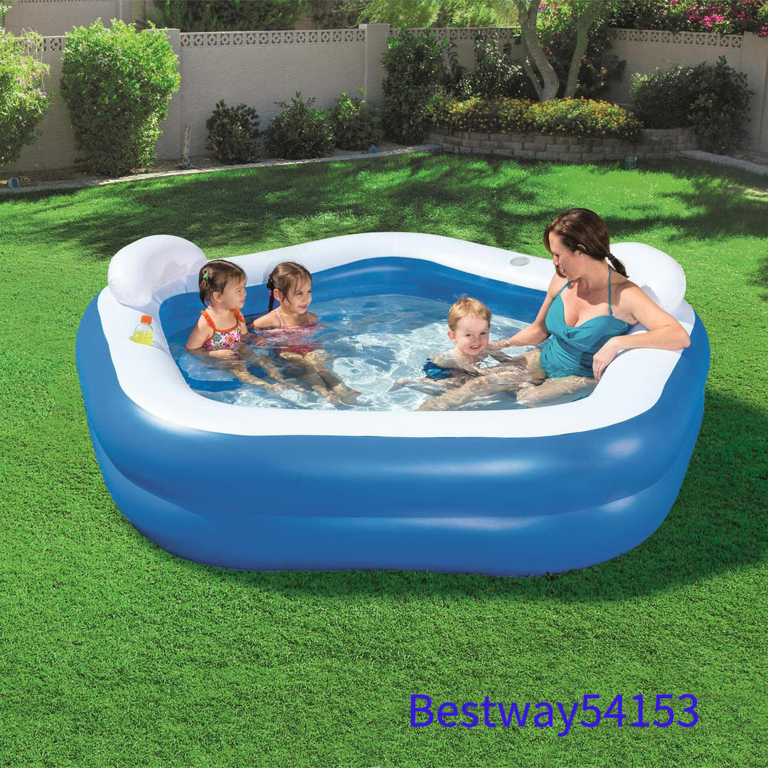 Women Inflatable Lounge Bathtub with Integrated Lounging Areas Kalsten