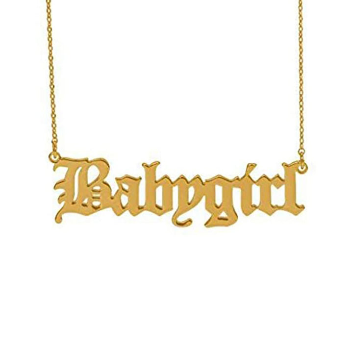Customized Nameplate Necklace Kalsten