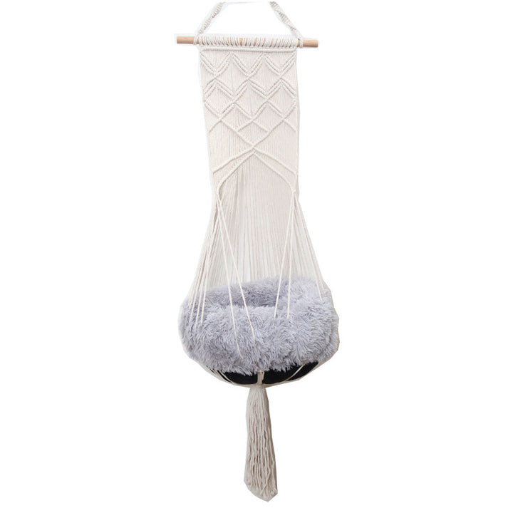 Macrame Wall Hanging Tapestry with Geometric Pattern Kalsten