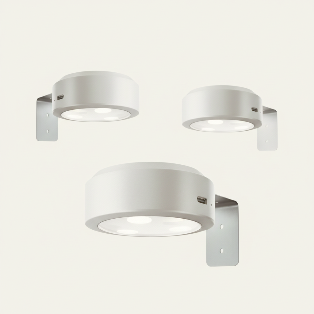 Kalsten | 2 + 1 | Wireless Picture Lights – No Drilling, Rechargeable, Color Change with Remote Control