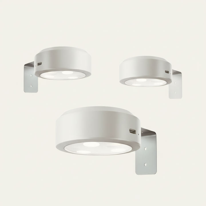 Kalsten | 2 + 1 | Wireless Picture Lights – No Drilling, Rechargeable, Color Change with Remote Control