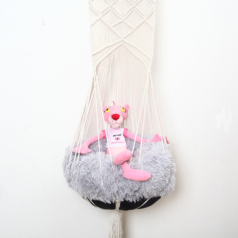 Macrame Wall Hanging Tapestry with Geometric Pattern Kalsten