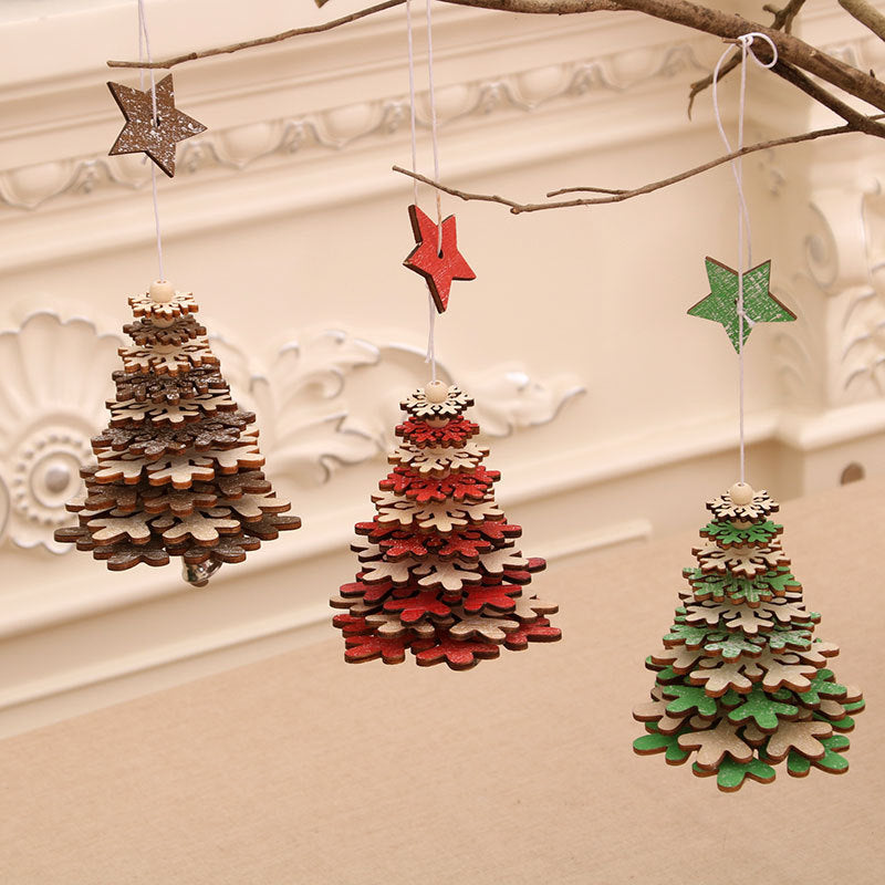 Elegant Wooden Star Ornament Kalsten
