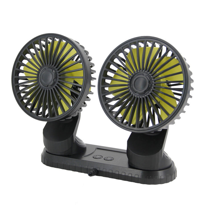 Dual-Head Rechargeable Portable Fan Kalsten