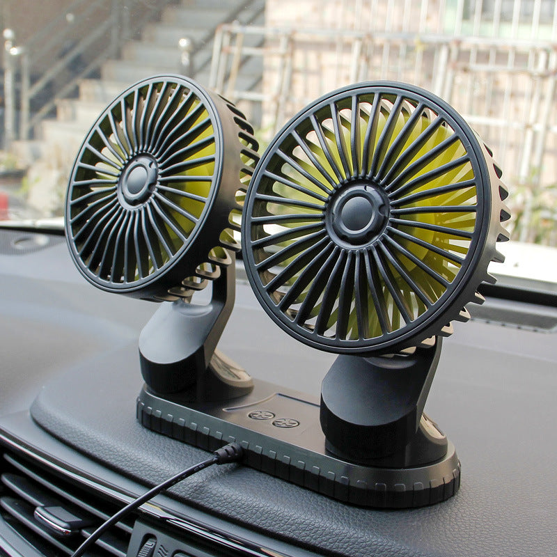 Dual-Head Rechargeable Portable Fan Kalsten