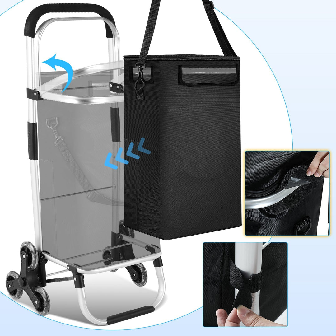 Shopping trolley shopping roller foldable 40L | Kalsten