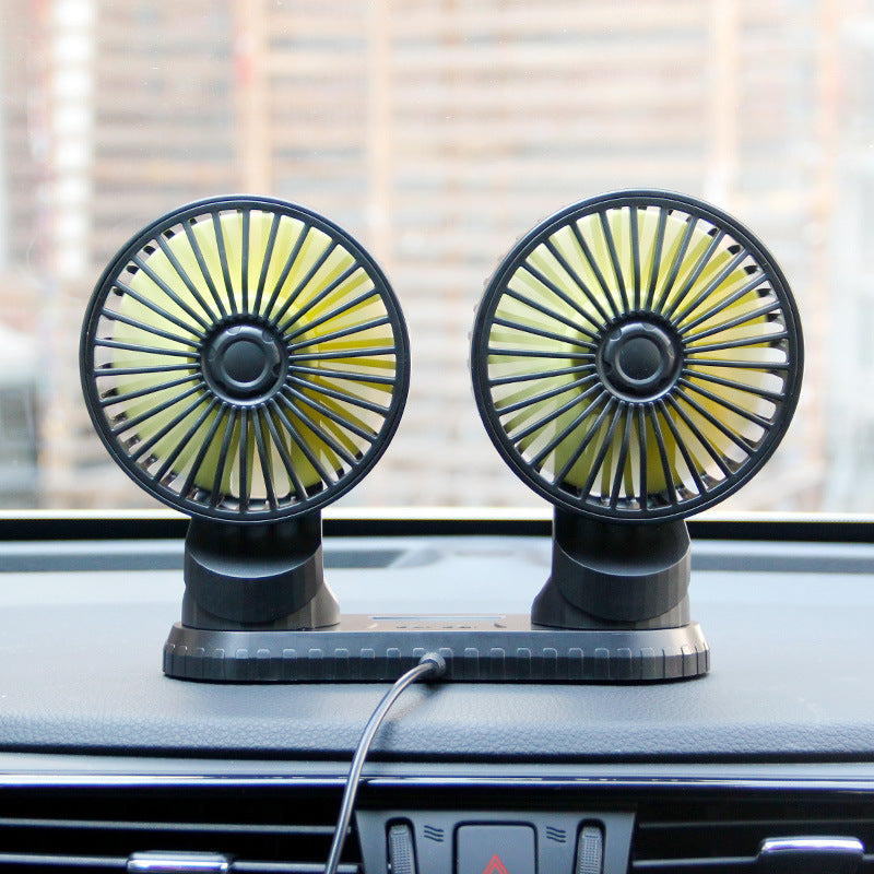 Dual-Head Rechargeable Portable Fan Kalsten