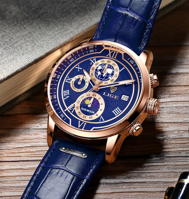 Kalsten | Classic Chronograph Men’s Watch | Stylish & Functional Luxury Wristwatch for Every Occasion