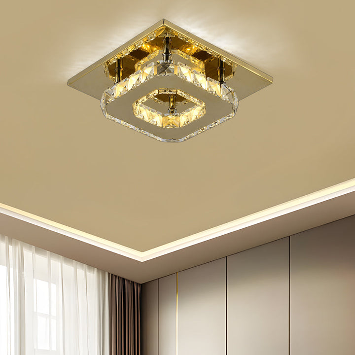 Kalsten | Ceiling Light Crystal LED Modern Flush Fixture