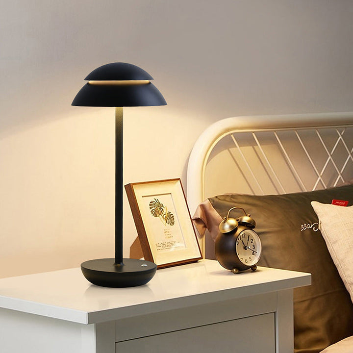 Modern Double Dome LED Accent Table Lamp Touch on/off | Kalsten