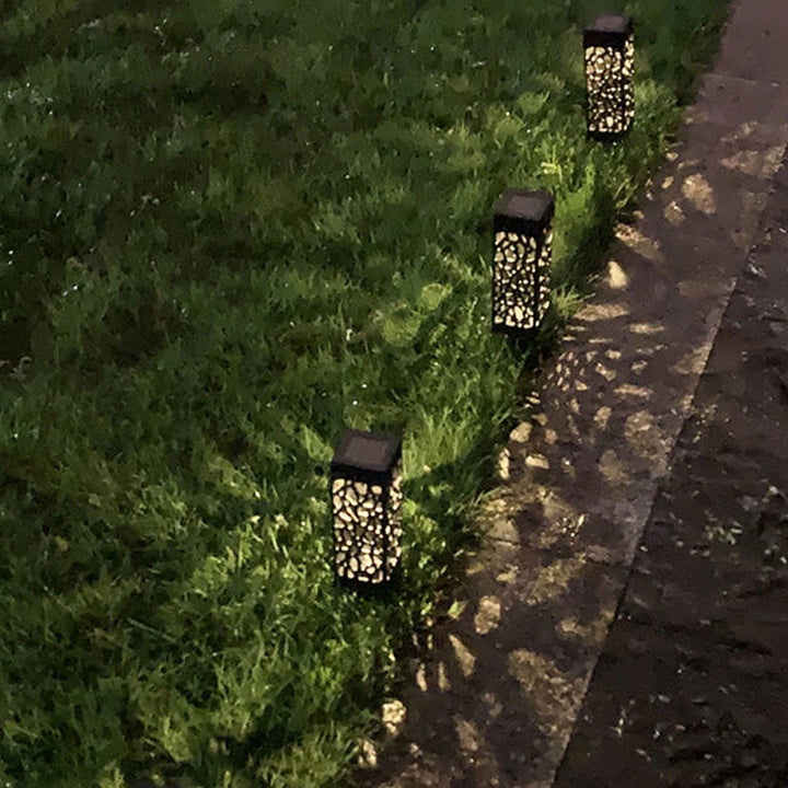 Creative Hollow Square Column LED Outdoor Lawn Ground Insert Landscape Light | Kalsten