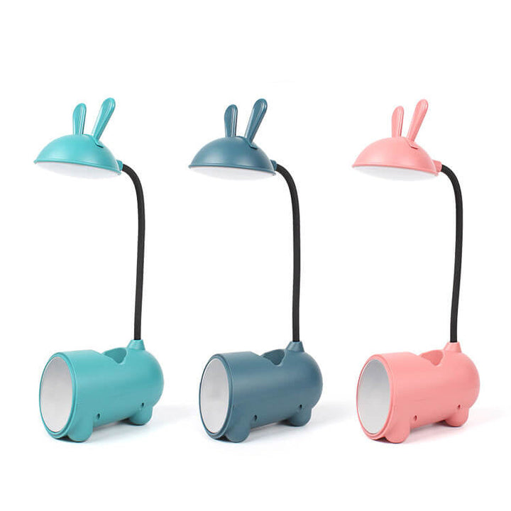 LumoBun Table Lamp – Cute LED Desk Lamp with Pen Holder and USB Connection | Kalsten