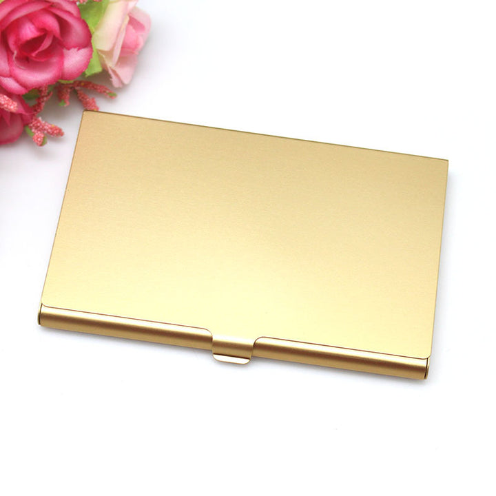 Elegant Metal Business Card Holder