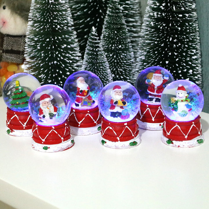 Decorative LED Christmas Snow Globe Set Kalsten