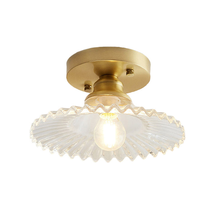 Vintage Glass Flush Mount Ceiling Lamp Kalsten
