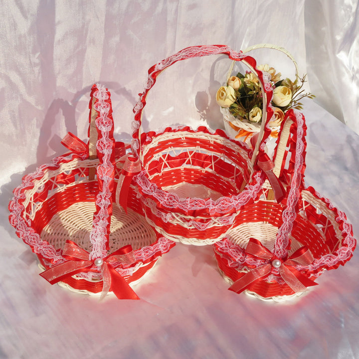 Heart-Shaped Decorative Basket Kalsten
