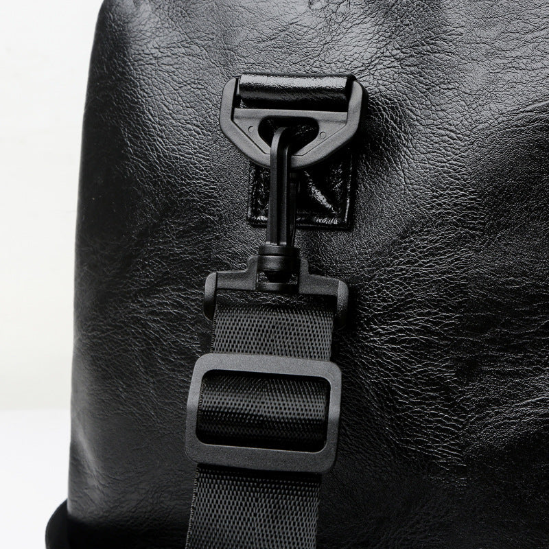 Stylish Leather Travel Duffel Bag kalsten