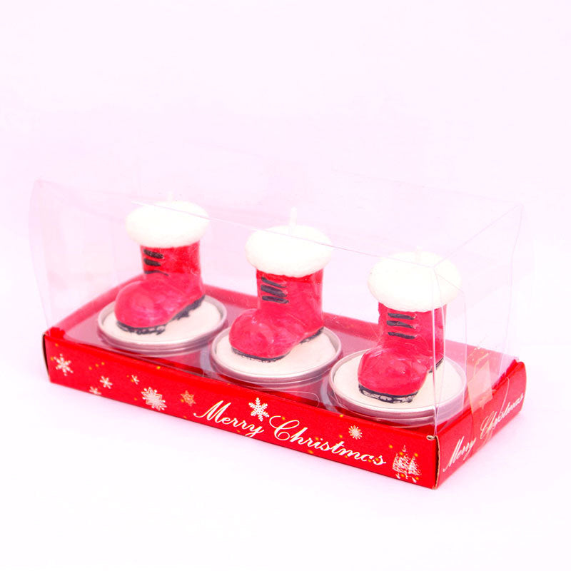 Festive Boot-Shaped Candle Set Kalsten