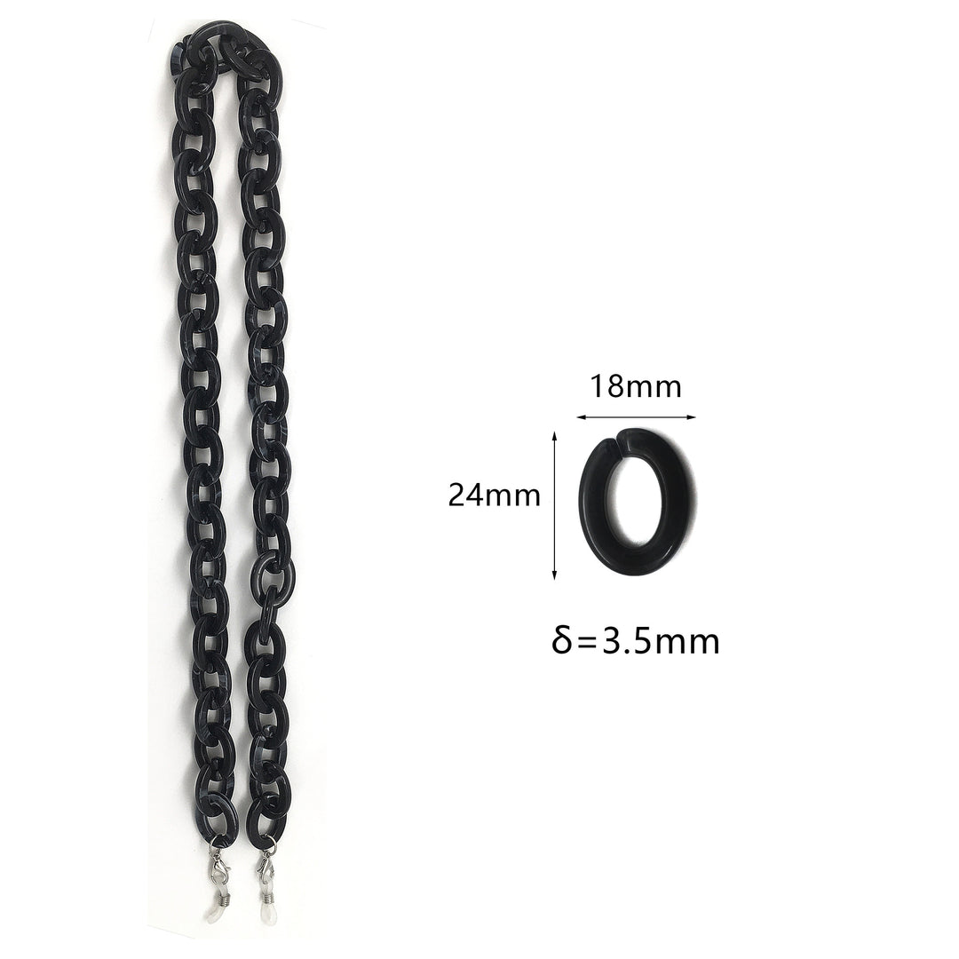 Oversized Chunky Acrylic Eyewear Chain Kalsten