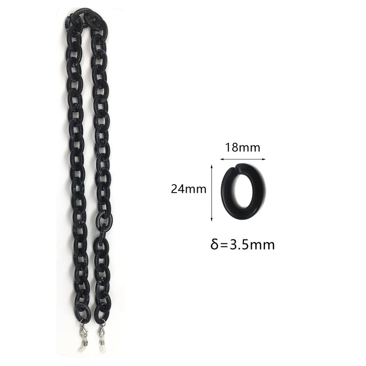 Oversized Chunky Acrylic Eyewear Chain Kalsten