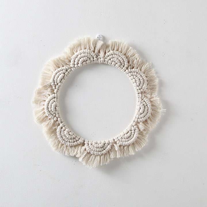 Decorative Macramé Wall Mirror Kalsten