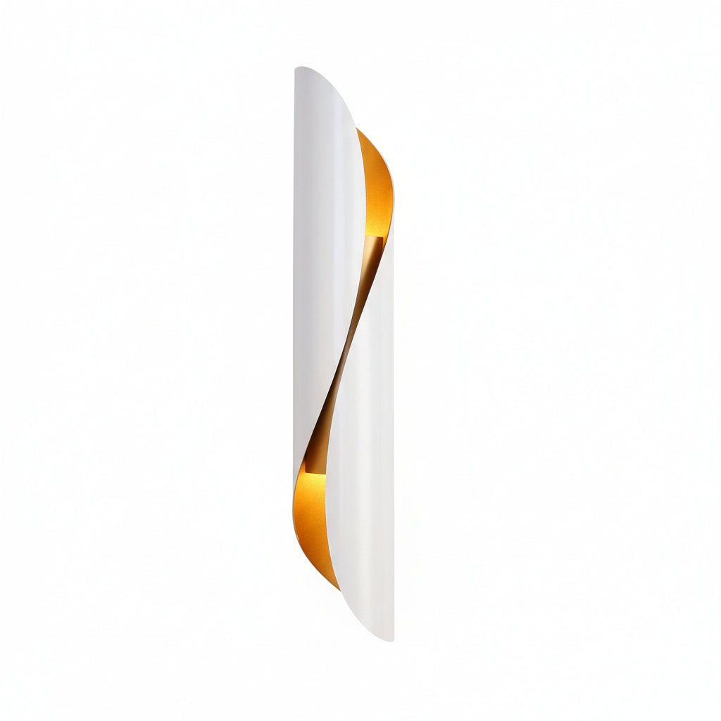 Nordic Wall Sconce Linear Arc Iron Black Gold G9 50cm / 20in Industrial Hallway Bedside Light | Kalsten
