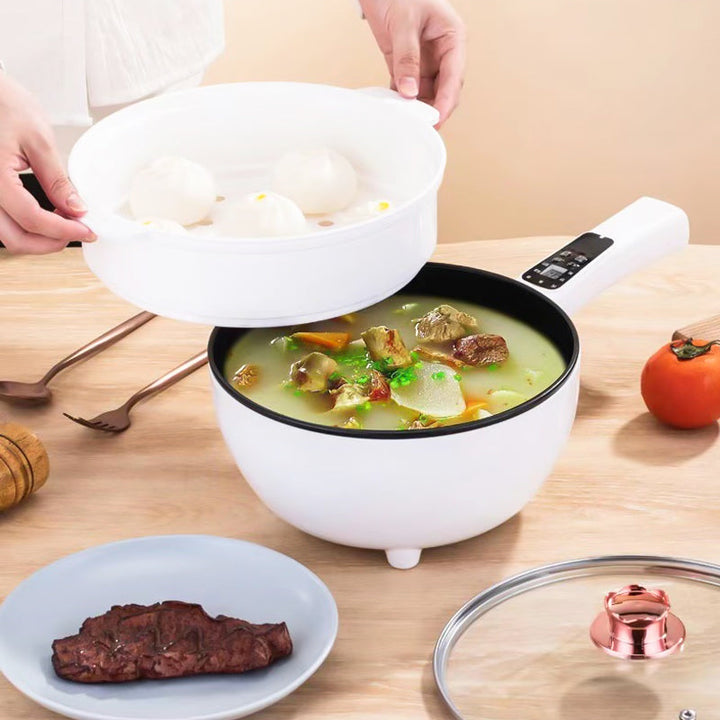 Multifunctional electric pan – Ideal for frying, cooking, and steaming, energy-saving and easy to clean | Kalsten