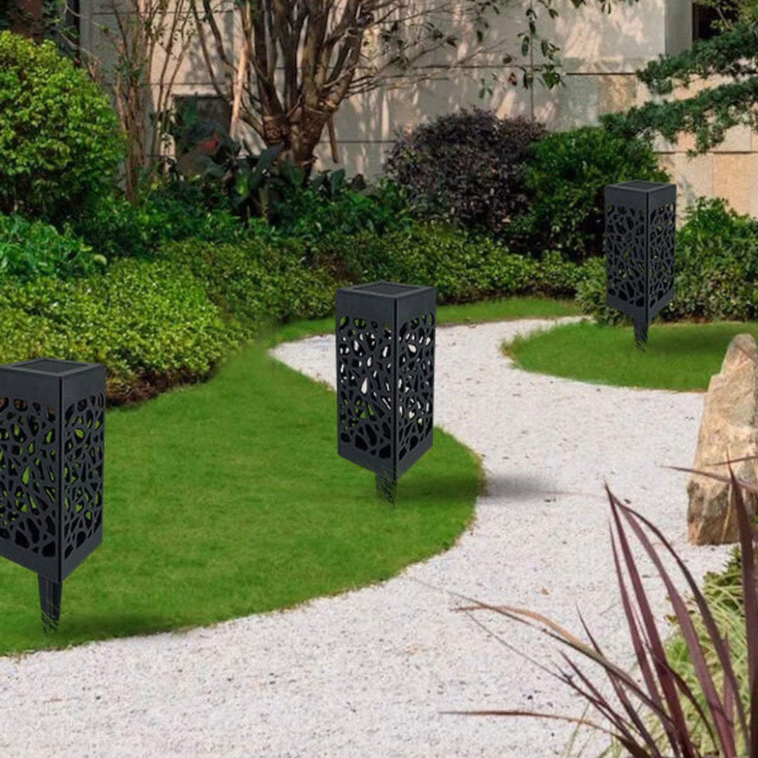 Creative Hollow Square Column LED Outdoor Lawn Ground Insert Landscape Light | Kalsten
