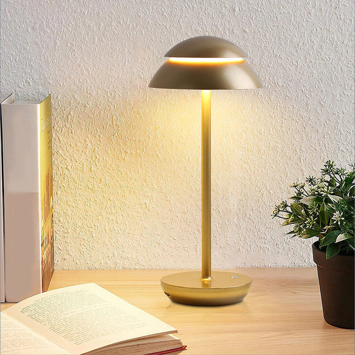 Aurelia Noire - Rechargeable Wireless Table Lamp with Built-in LED Lighting and Battery Kalsten