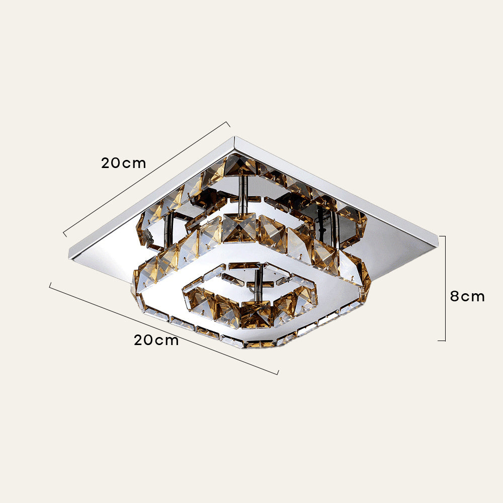 Kalsten | Ceiling Light Crystal LED Modern Flush Fixture
