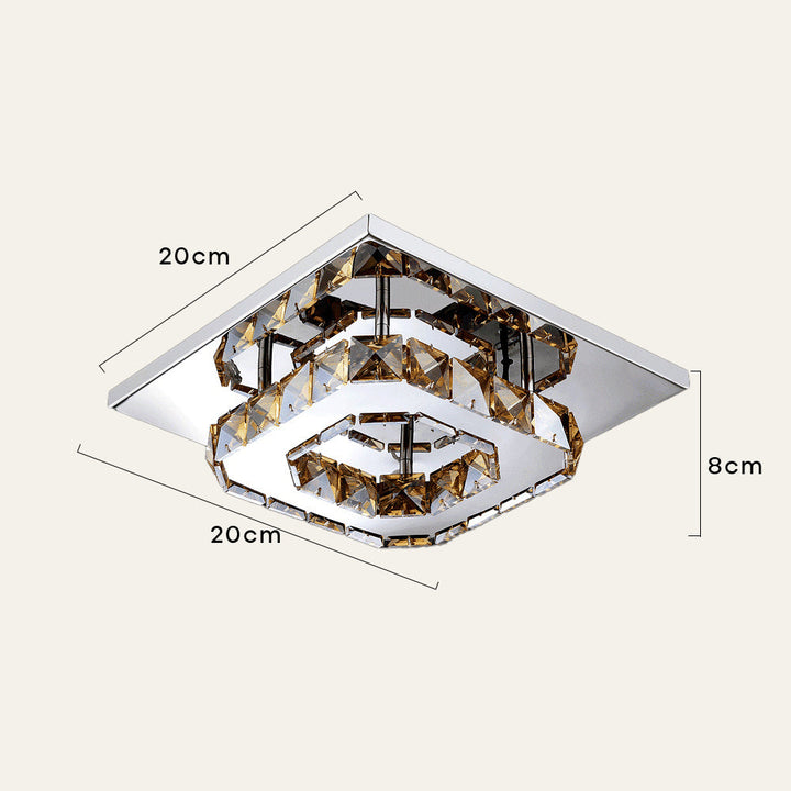 Kalsten | Ceiling Light Crystal LED Modern Flush Fixture
