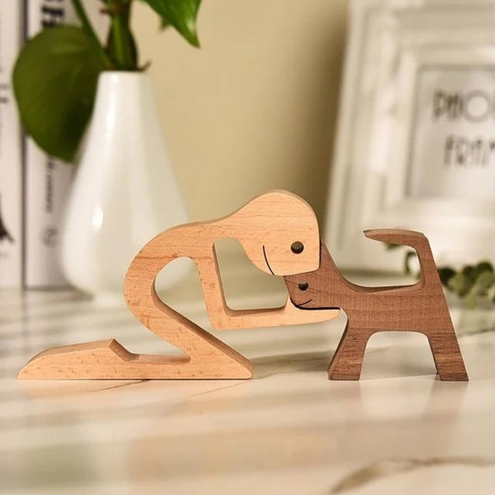 Kalsten | Pet Lover - Wood Sculpture Table Ornaments