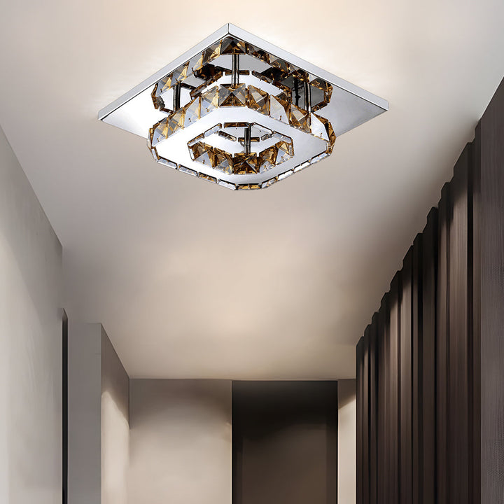 Kalsten | Ceiling Light Crystal LED Modern Flush Fixture