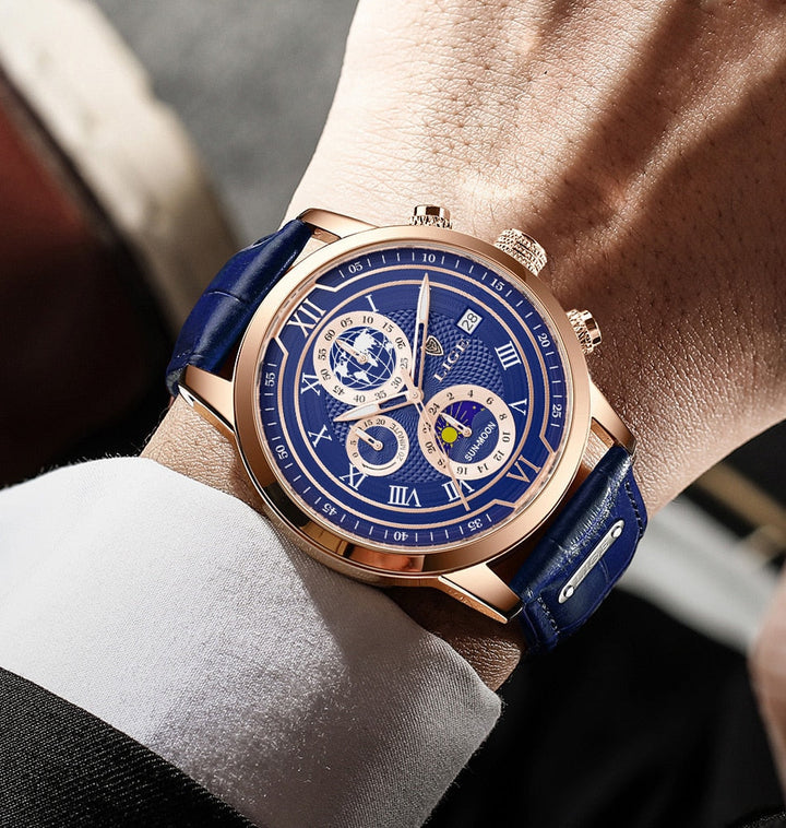 Kalsten | Classic Chronograph Men’s Watch | Stylish & Functional Luxury Wristwatch for Every Occasion