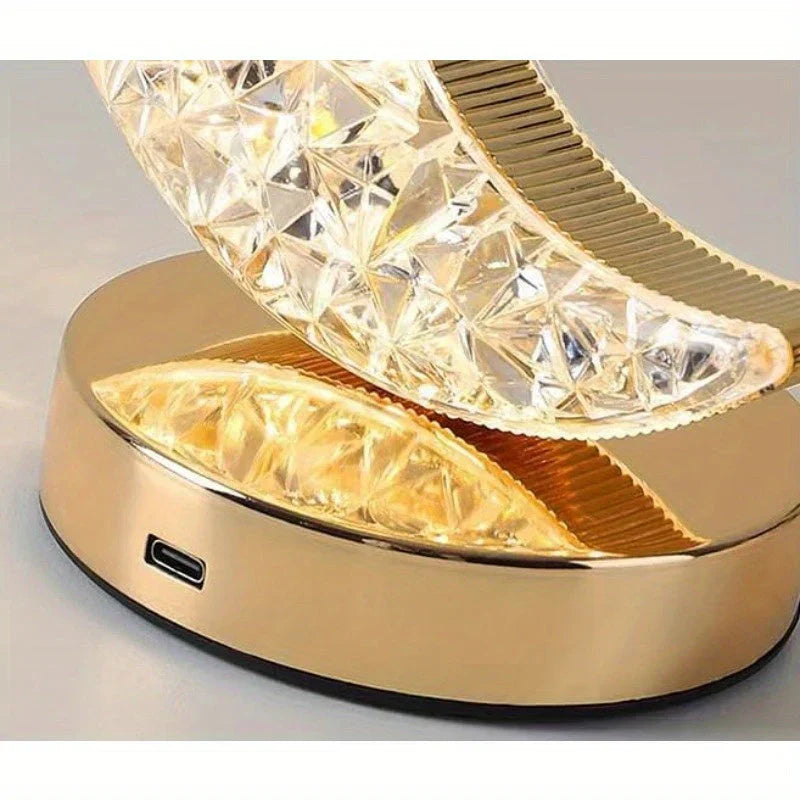 Enchanting Dimmable Crystal Table Lamp Kalsten