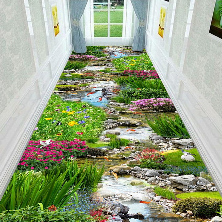 Decorative 3D Water Style Area Rug Kalsten