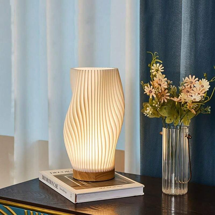 WaveGlow Dual Shade USB Table Lamp Kalsten