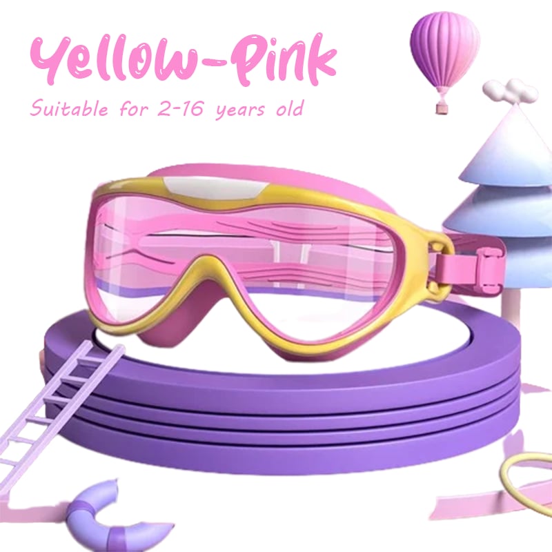 Kalsten | HD children's large frame waterproof and anti-fog swimming goggles