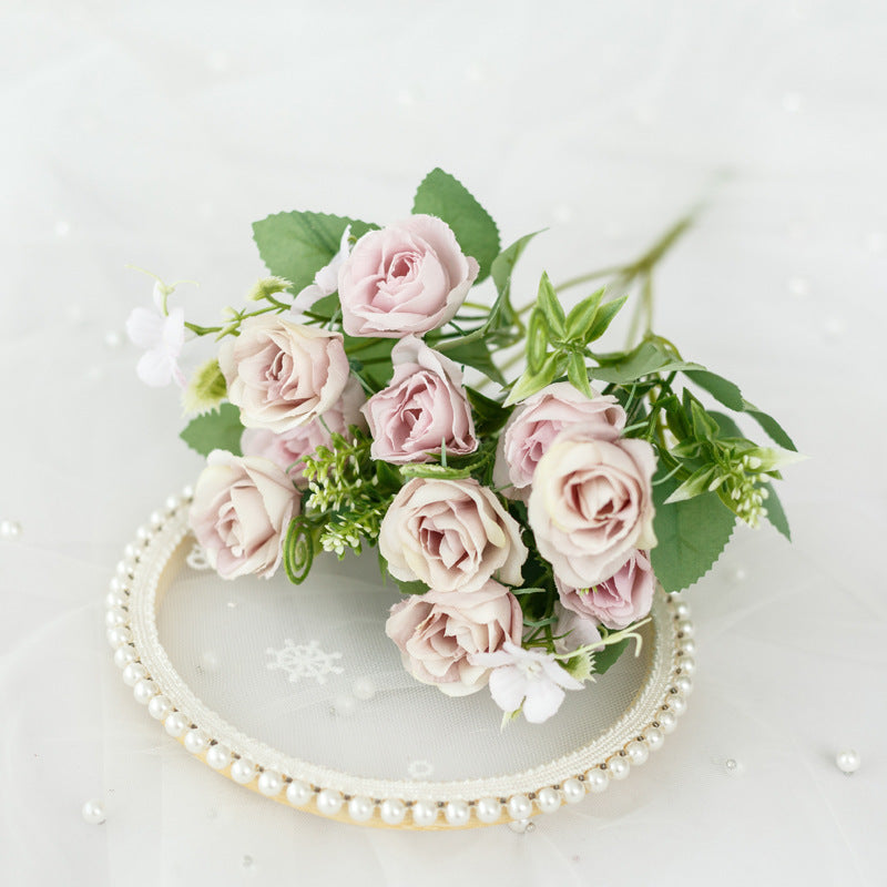 Realistic Artificial Rose Bouquet
