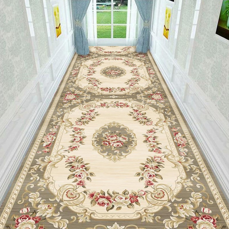 Vintage Floral Design Runner Mat Kalsten