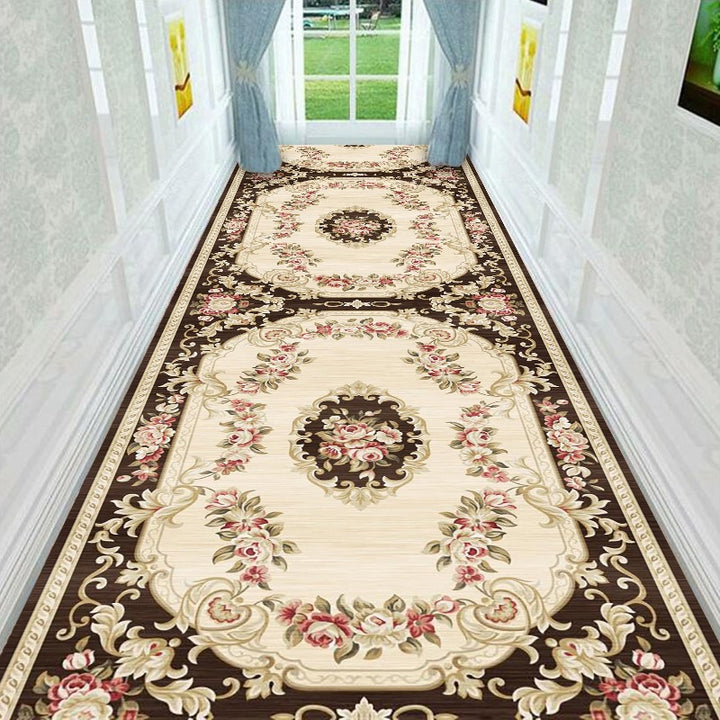 Vintage Floral Design Runner Mat Kalsten