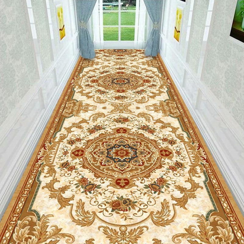 Vintage Floral Design Runner Mat Kalsten