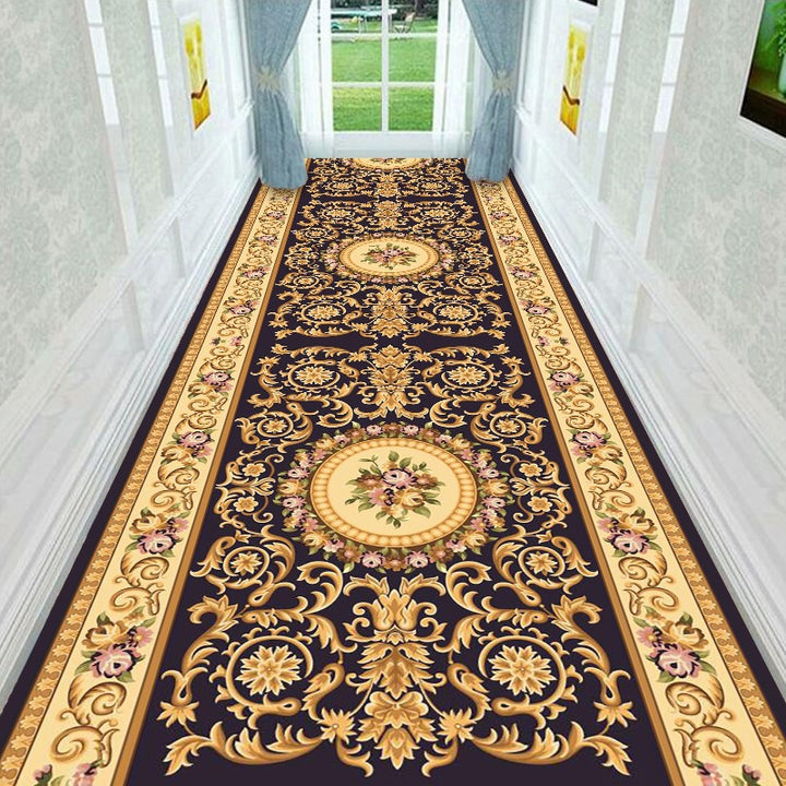 Vintage Floral Design Runner Mat Kalsten