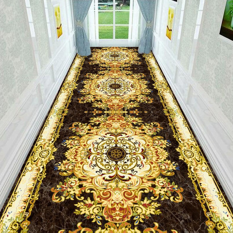 Vintage Floral Design Runner Mat Kalsten