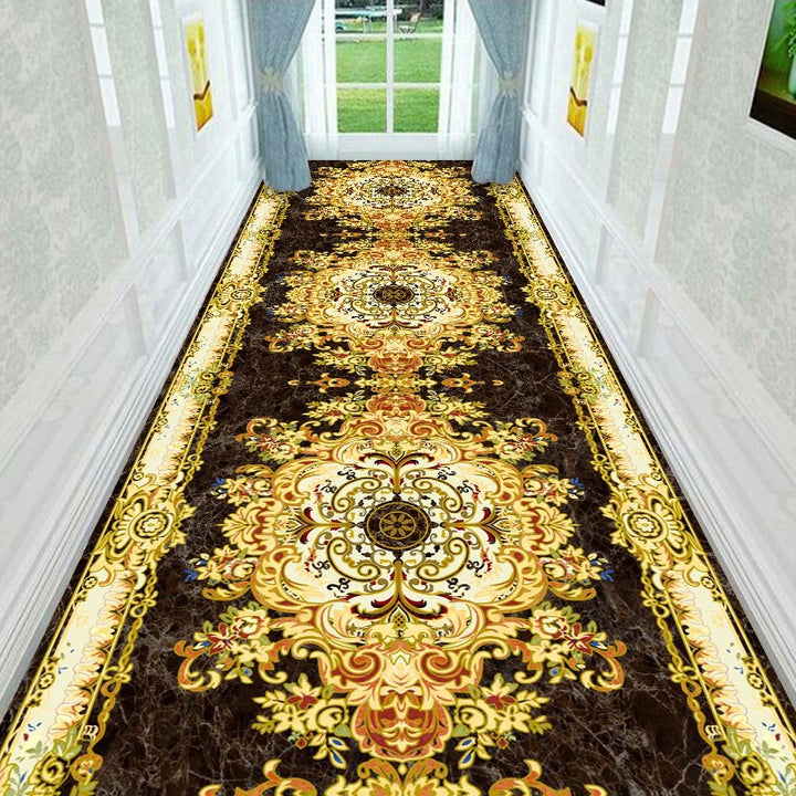 Vintage Floral Design Runner Mat Kalsten